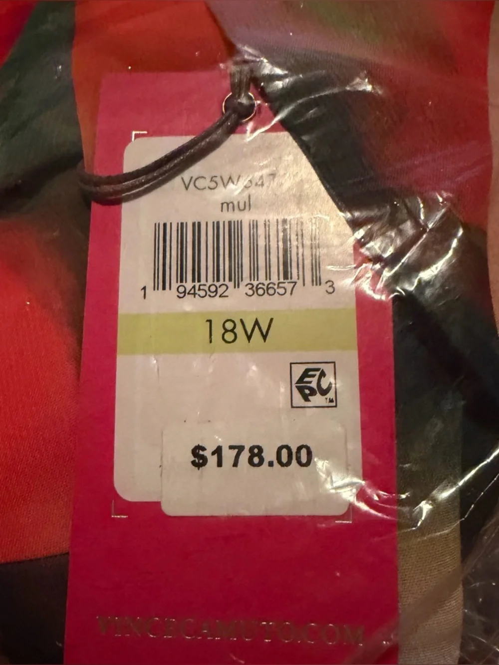 NWT Vince Camuto Plus Floral Chiffon A-Line Midi Dress Puff Sleeve w/Pockets 18W - Picture 6 of 10